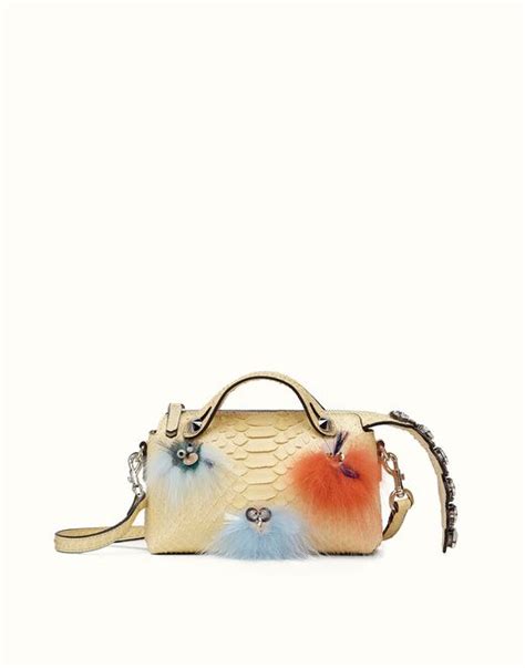 fendi handtasche gelb|fendi handbags.